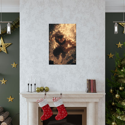 Black Clover Asta Anime Matte Vertical Poster Wall Art
