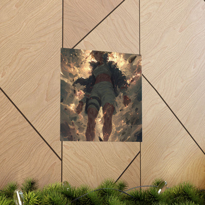 Tsunade Senju, Naruto Shippuden Anime Fan Art Matte Vertical Poster Wall Art