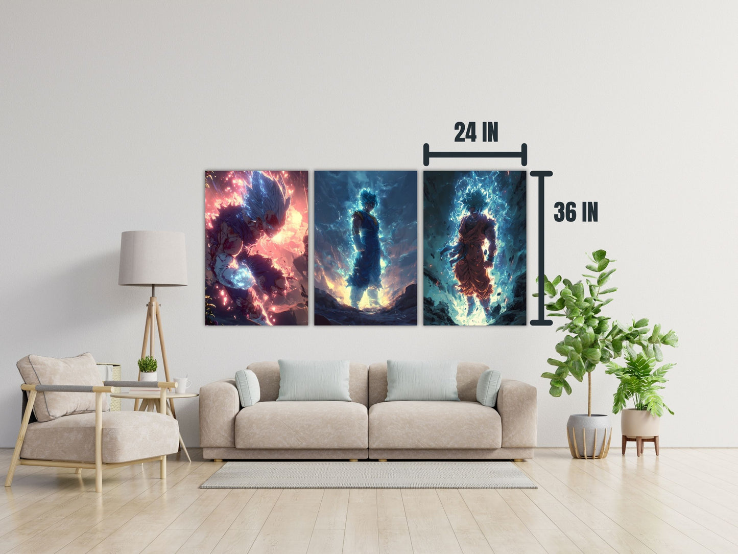 Dragon Ball Super, DBZ Anime Posters, Matte Vertical Poster Wall Art