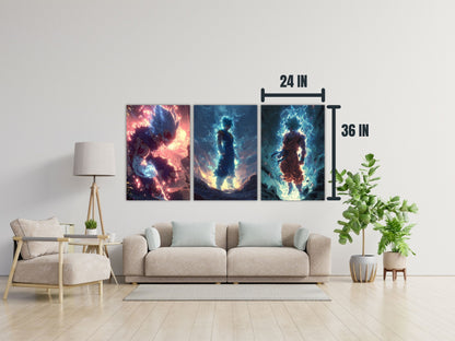 Dragon Ball Super, DBZ Anime Posters, Matte Vertical Poster Wall Art
