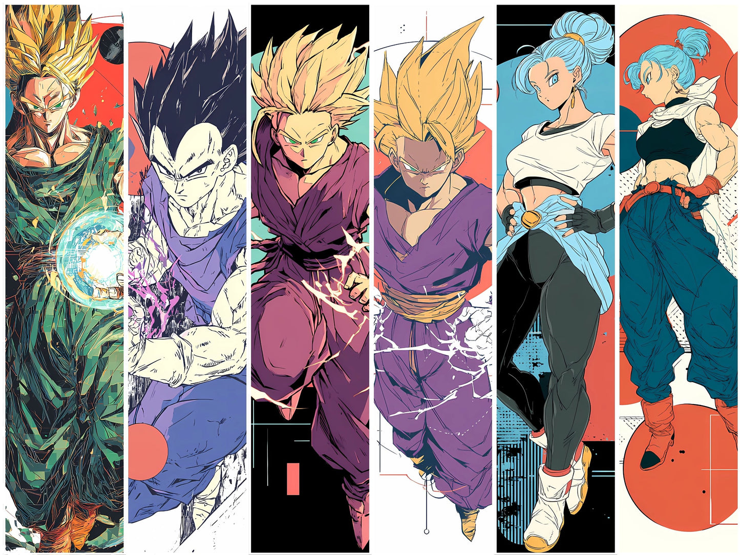 Dragon Ball Anime Posters, Matte Vertical Poster Wall Art 24 in x 36 in