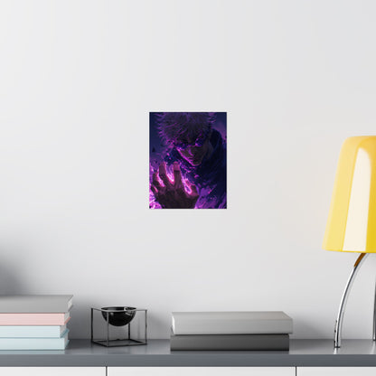 Gojo Satoru, Limitless Power Jujutsu Kaisen Anime Matte Vertical Poster Wall Art