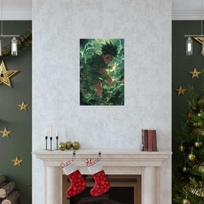 Gon Freecss, Hunter X Hunter Anime Matte Vertical Poster Wall Art