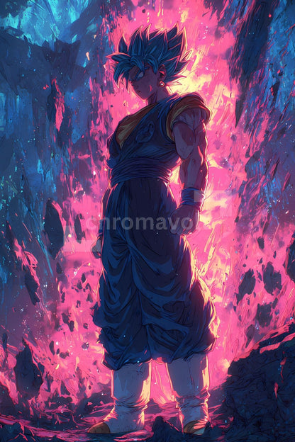 Dragon Ball Anime Posters, Matte Vertical Poster Wall Art 24 in x 36 in