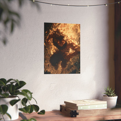 Black Clover Asta Anime Matte Vertical Poster Wall Art