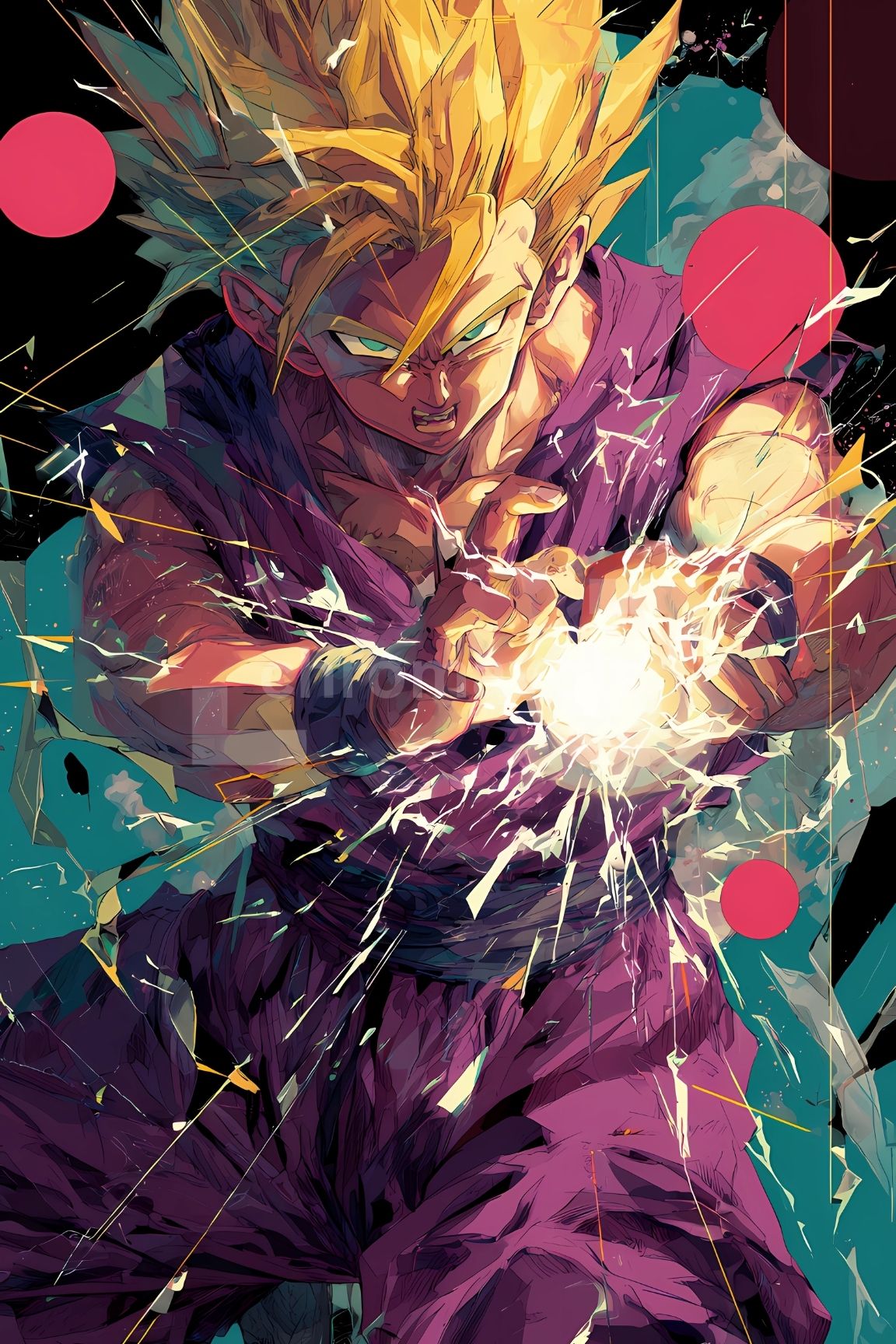 Dragon Ball Anime Posters, Matte Vertical Poster Wall Art 24 in x 36 in