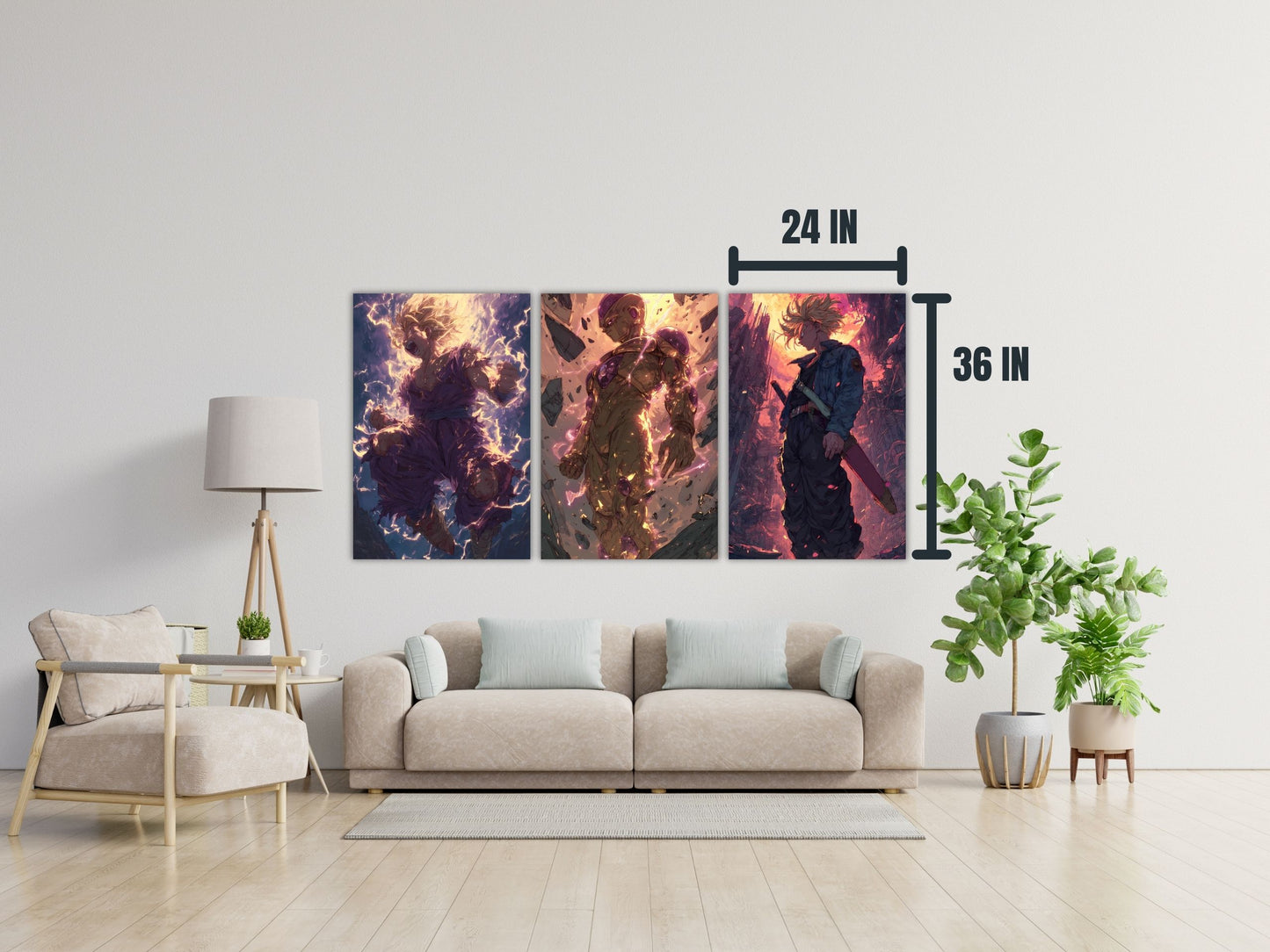 Dragon Ball Super, DBZ Anime Posters, Matte Vertical Poster Wall Art
