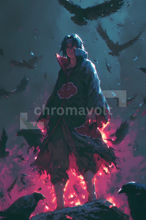 Naruto Shippuden Anime Posters, Matte Vertical Poster Wall Art