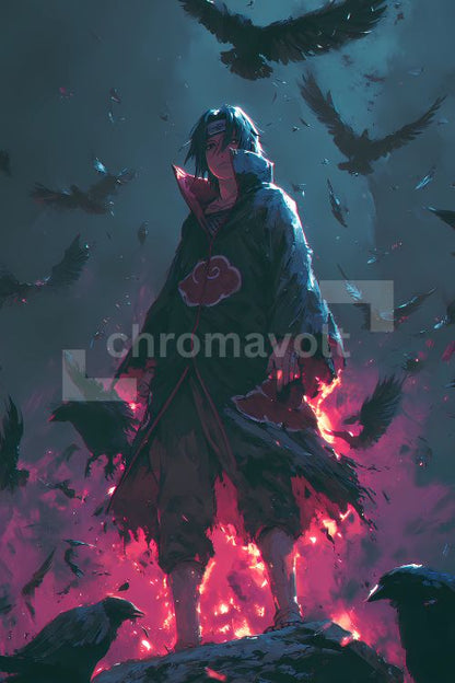 Naruto Shippuden Anime Posters, Matte Vertical Poster Wall Art