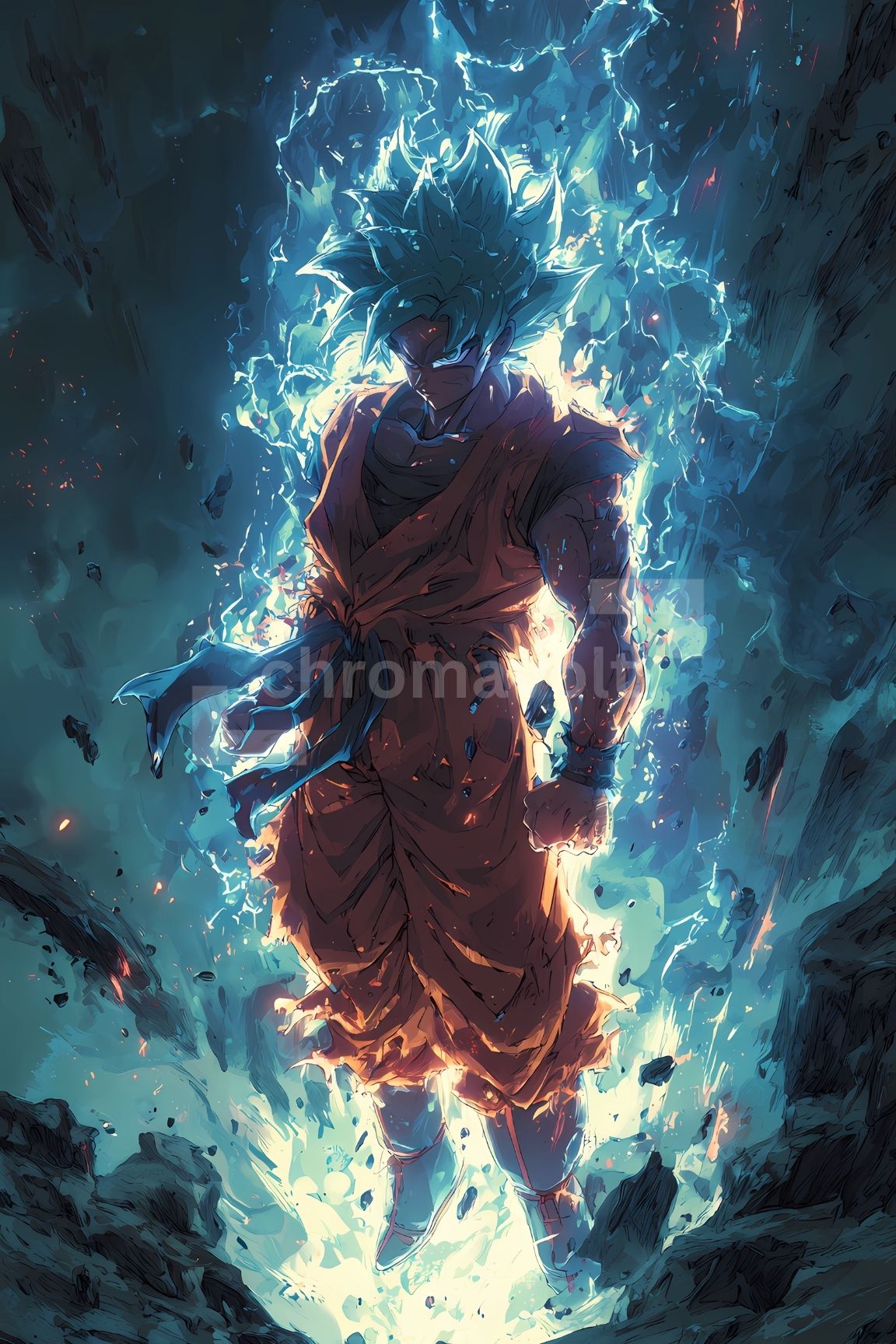 Dragon Ball Anime Posters, Matte Vertical Poster Wall Art 24 in x 36 in