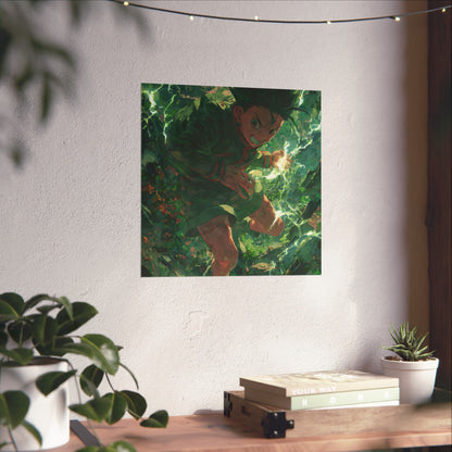 Gon Freecss, Hunter X Hunter Anime Matte Vertical Poster Wall Art