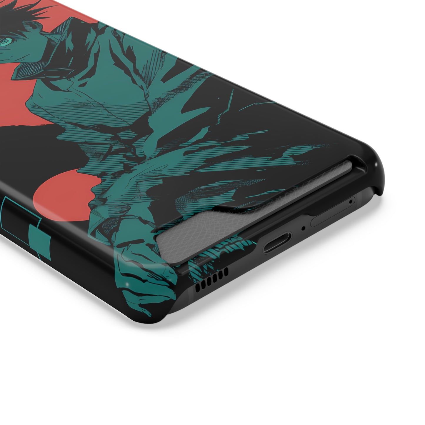 Megumi Fushiguro Jujutsu Kaisen Anime Phone Case with Card Holder