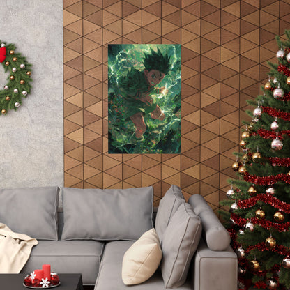 Gon Freecss, Hunter X Hunter Anime Matte Vertical Poster Wall Art
