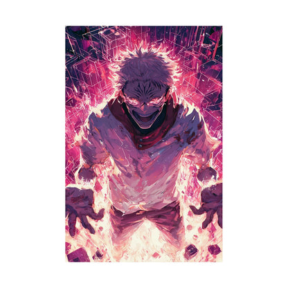 Ryomen Sukuna, Jujutsu Kaisen Anime Fan Art Vertical Poster Wall Art