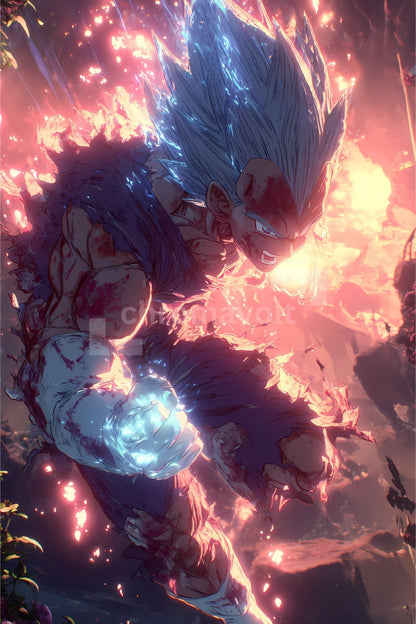 Dragon Ball Anime Posters, Matte Vertical Poster Wall Art 24 in x 36 in