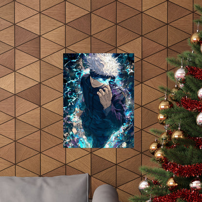 Jujutsu Kaisen Gojo Satoru Matte Vertical Poster Wall Art