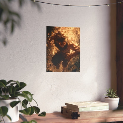 Black Clover Asta Anime Matte Vertical Poster Wall Art