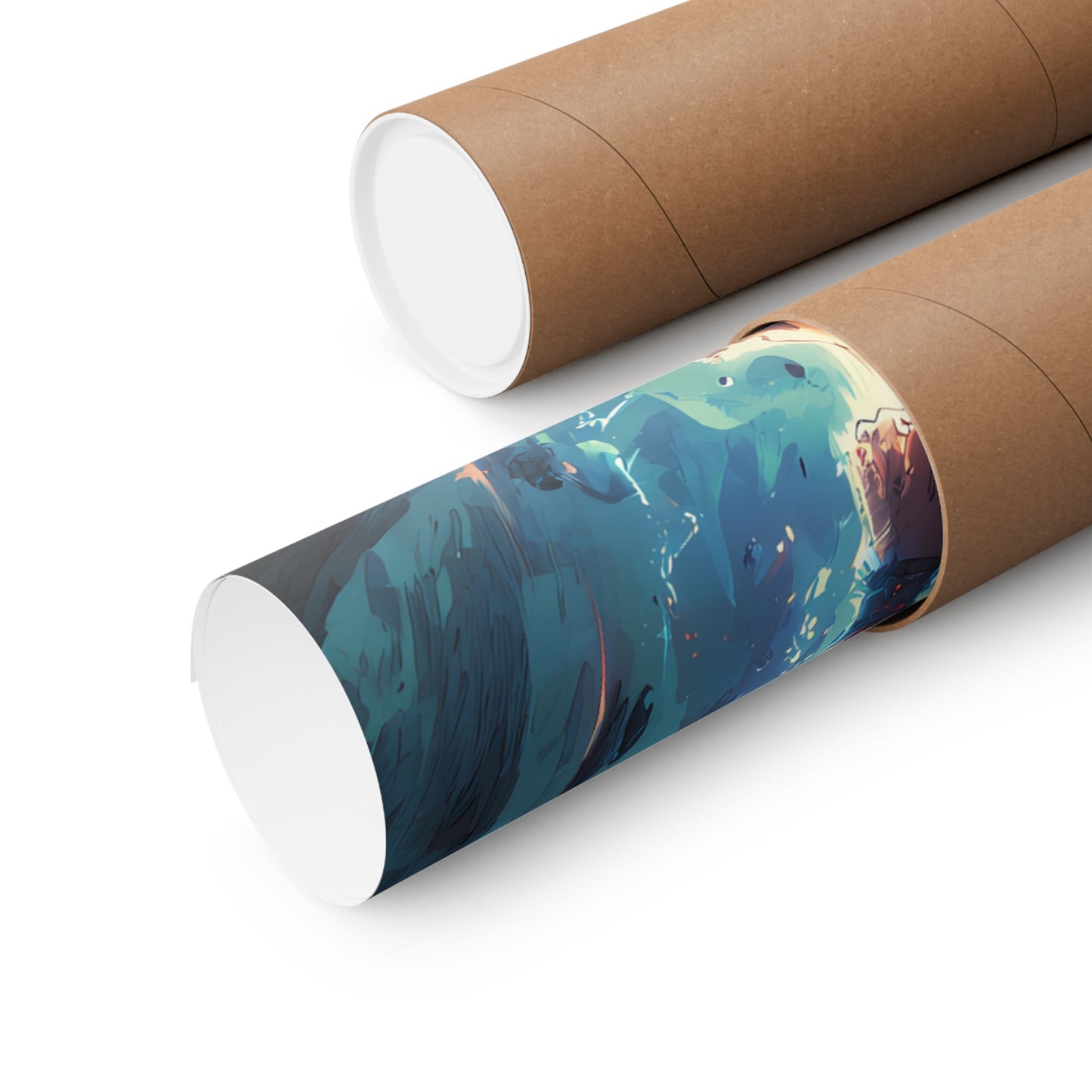 Super Saiyan Blue Goku, Dragon Ball Super Anime Fan Art Matte Vertical Poster Wall Art