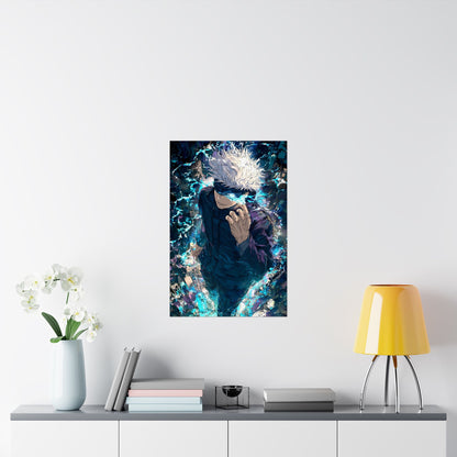 Jujutsu Kaisen Gojo Satoru Matte Vertical Poster Wall Art