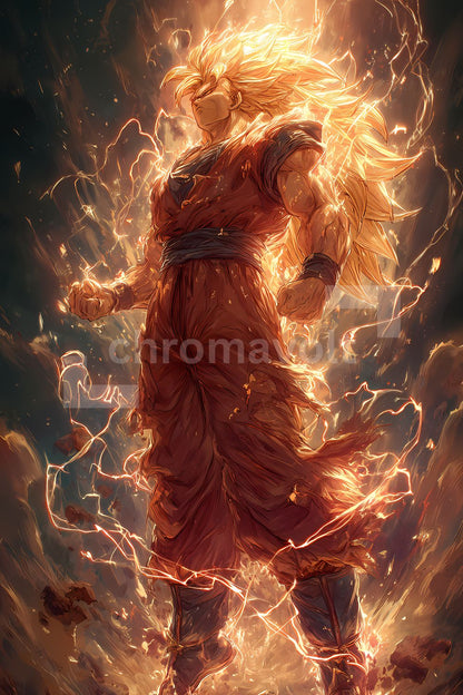 Dragon Ball Super, DBZ Anime Posters, Matte Vertical Poster Wall Art