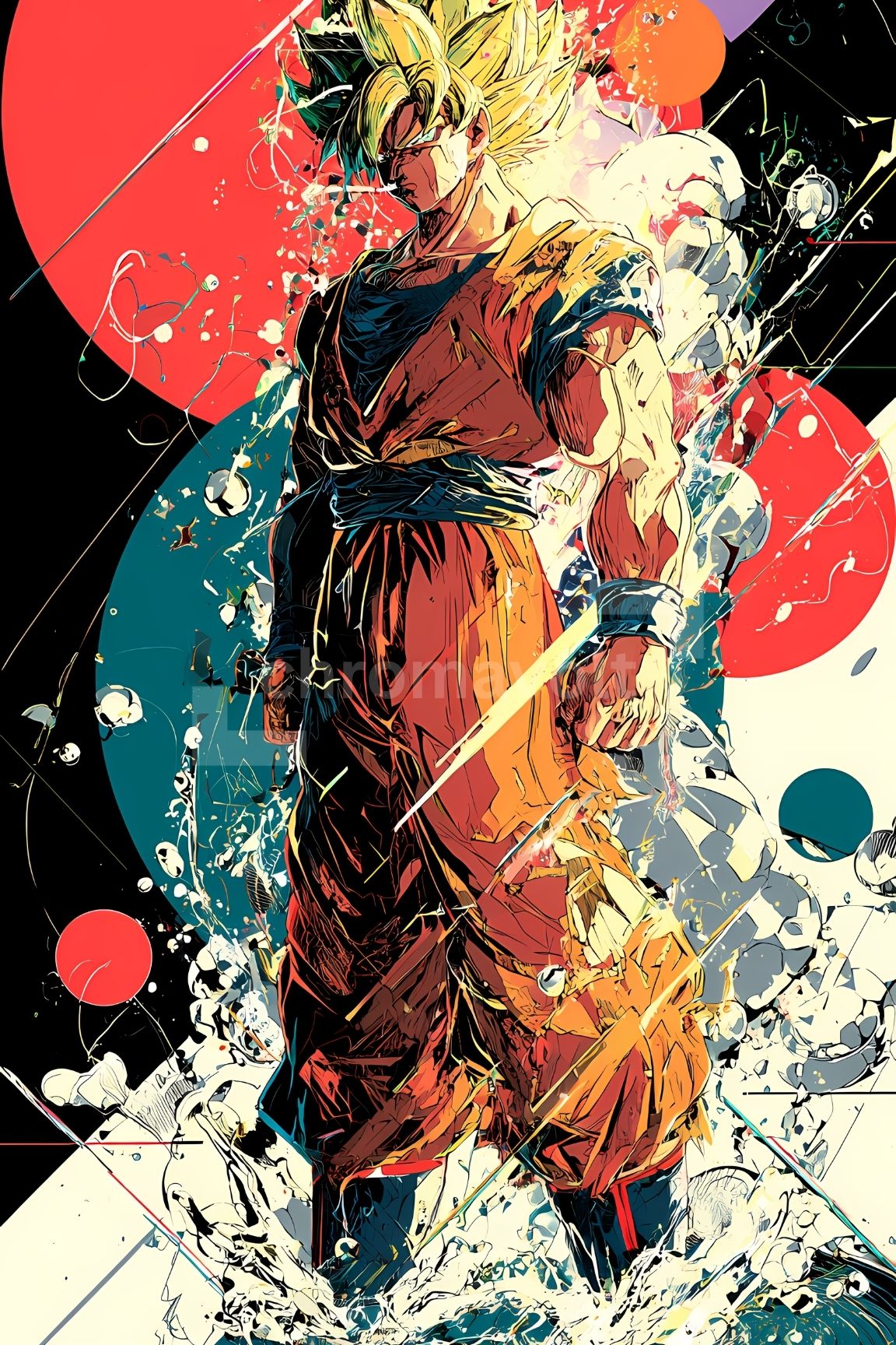 Dragon Ball Anime Posters, Matte Vertical Poster Wall Art 24 in x 36 in