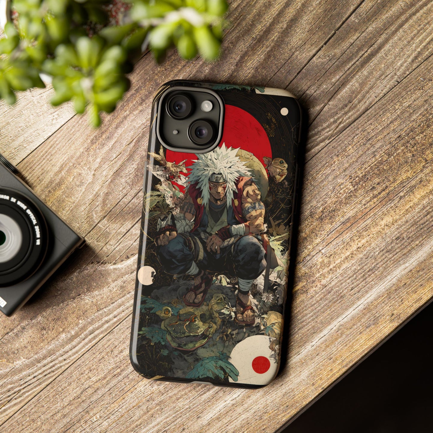 Jiraiya Sensei Naruto Shippuden Anime-Inspired Phone Case: Tough Cases, Phone Cover