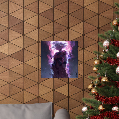 Ultra Instinct Kid Goku, UI Dragon Ball Super Matte Vertical Poster Wall Art