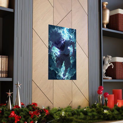 Killua Zoldyck, Hunter X Hunter Anime Matte Vertical Poster Wall Art
