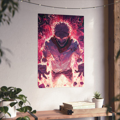 Ryomen Sukuna, Jujutsu Kaisen Anime Fan Art Vertical Poster Wall Art