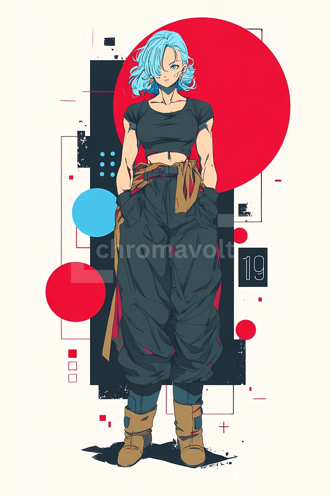 Dragon Ball Anime Posters, Matte Vertical Poster Wall Art 24 in x 36 in