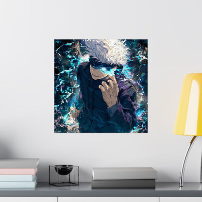 Jujutsu Kaisen Gojo Satoru Matte Vertical Poster Wall Art