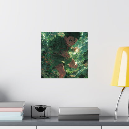 Gon Freecss, Hunter X Hunter Anime Matte Vertical Poster Wall Art