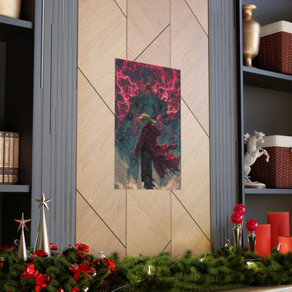 Edward and Alphonse Elric, Fullmetal Alchemist Brotherhood Anime Matte Vertical Poster Wall Art
