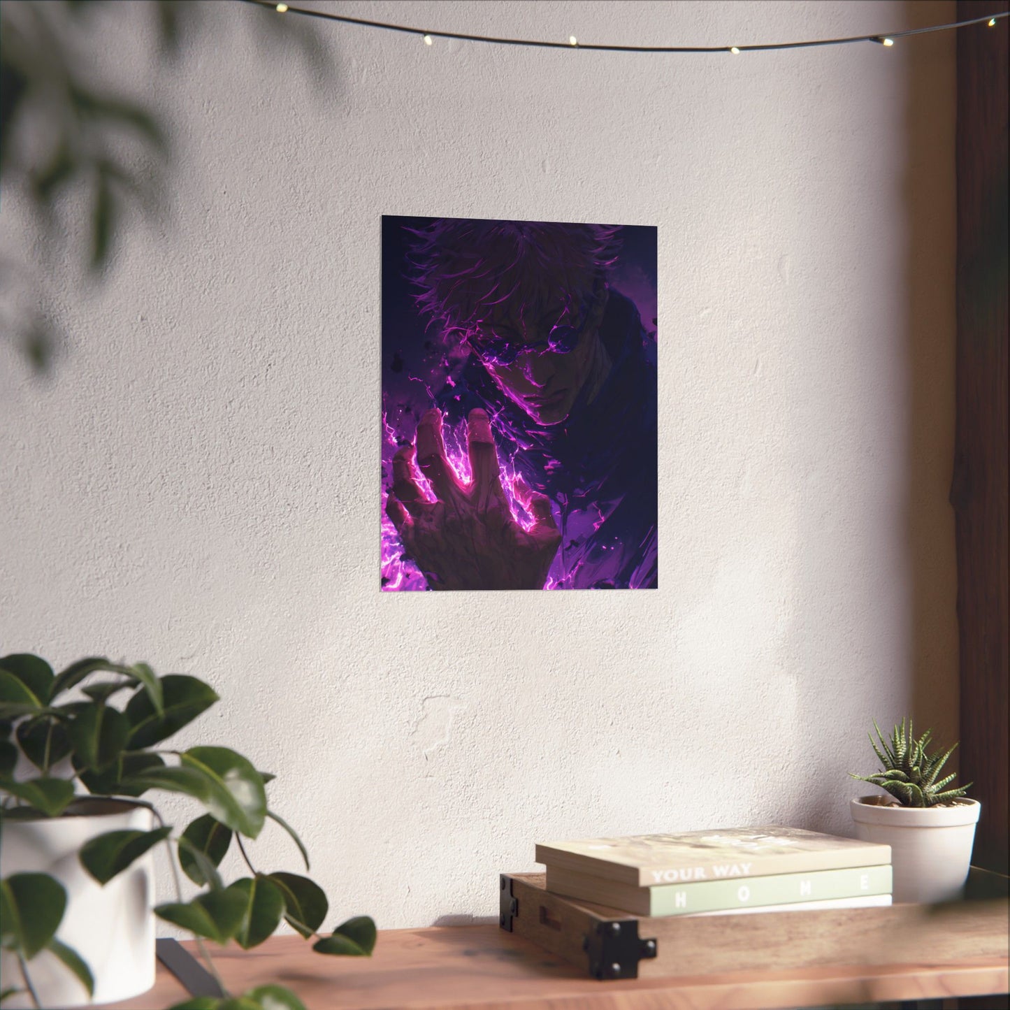 Gojo Satoru, Limitless Power Jujutsu Kaisen Anime Matte Vertical Poster Wall Art