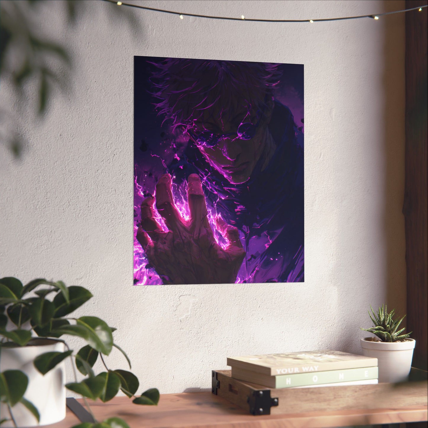 Gojo Satoru, Limitless Power Jujutsu Kaisen Anime Matte Vertical Poster Wall Art