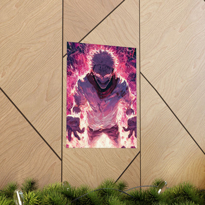 Ryomen Sukuna, Jujutsu Kaisen Anime Fan Art Vertical Poster Wall Art