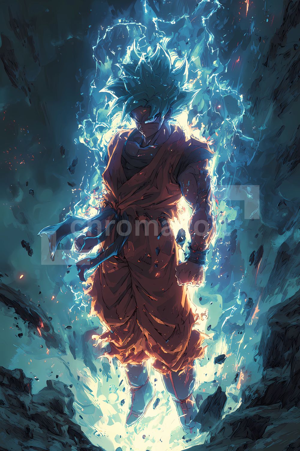 Dragon Ball Super, DBZ Anime Posters, Matte Vertical Poster Wall Art