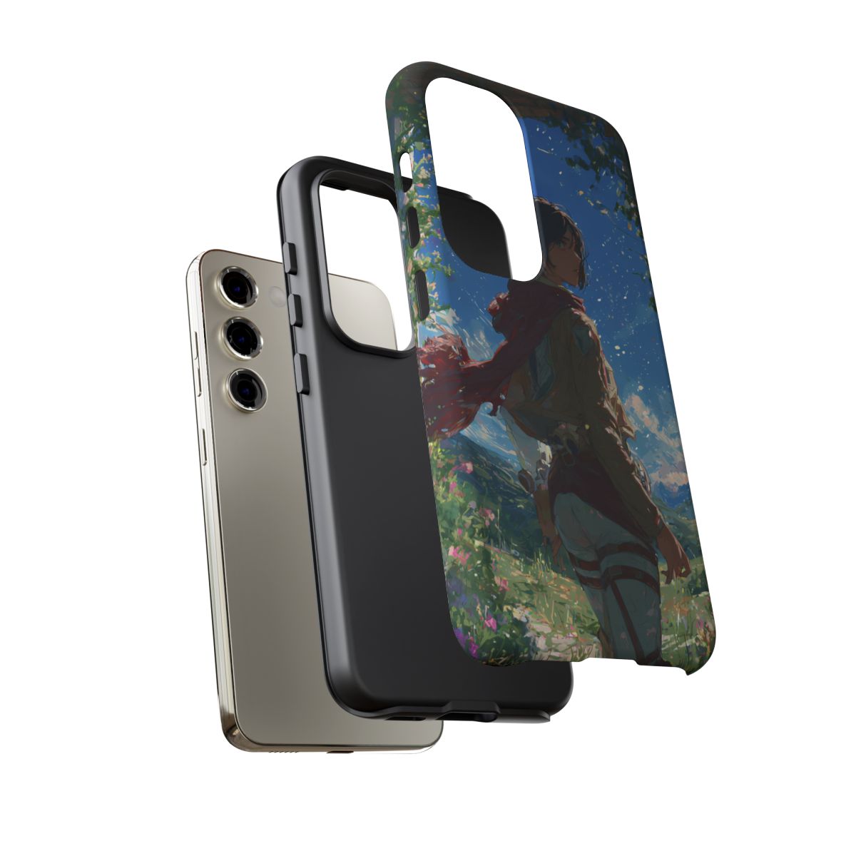 Mikasa Ackerman, Attack On Titan Anime Fan Art Tough Case for iPhone®