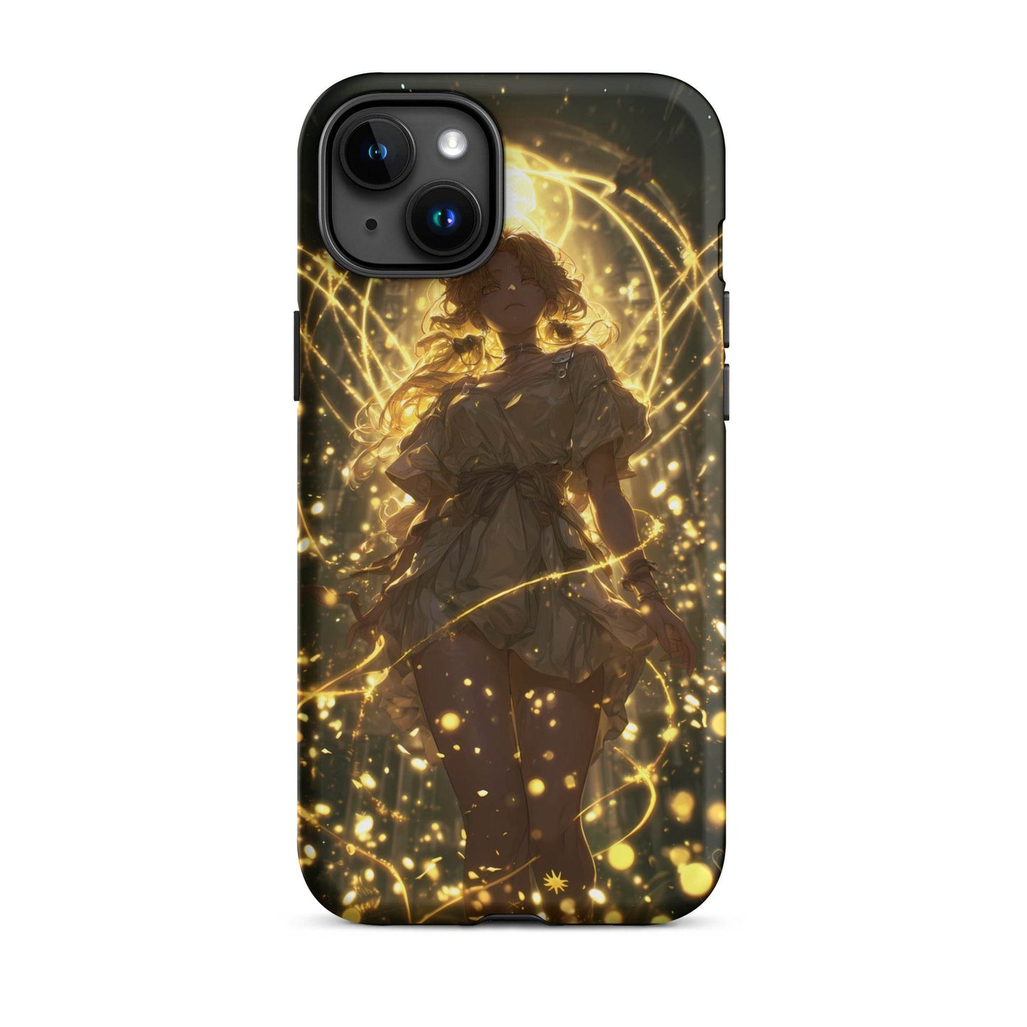 Aura, The Radiant Enchantress, Original Anime Art Tough Case for iPhone® - Chromavolt