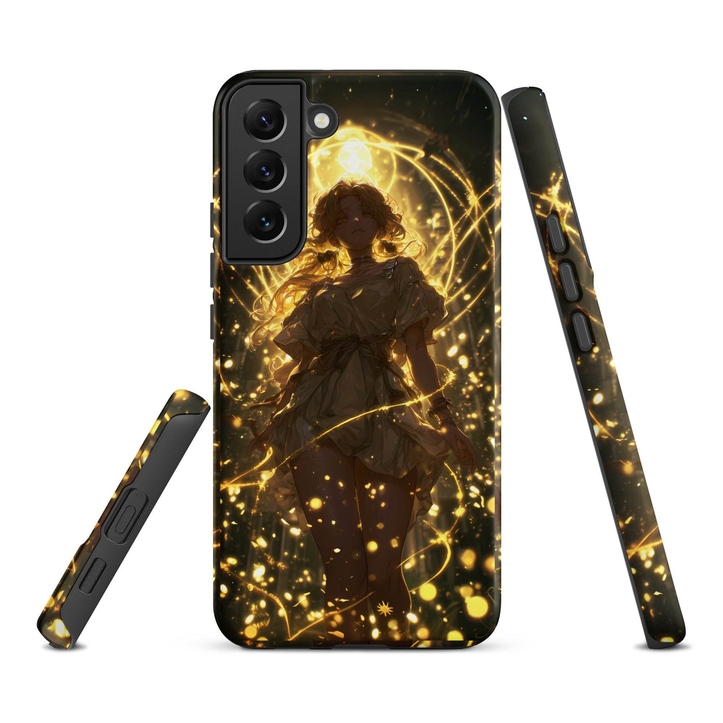 Aura, The Radiant Enchantress, Original Anime Art Tough case for Samsung® - Chromavolt