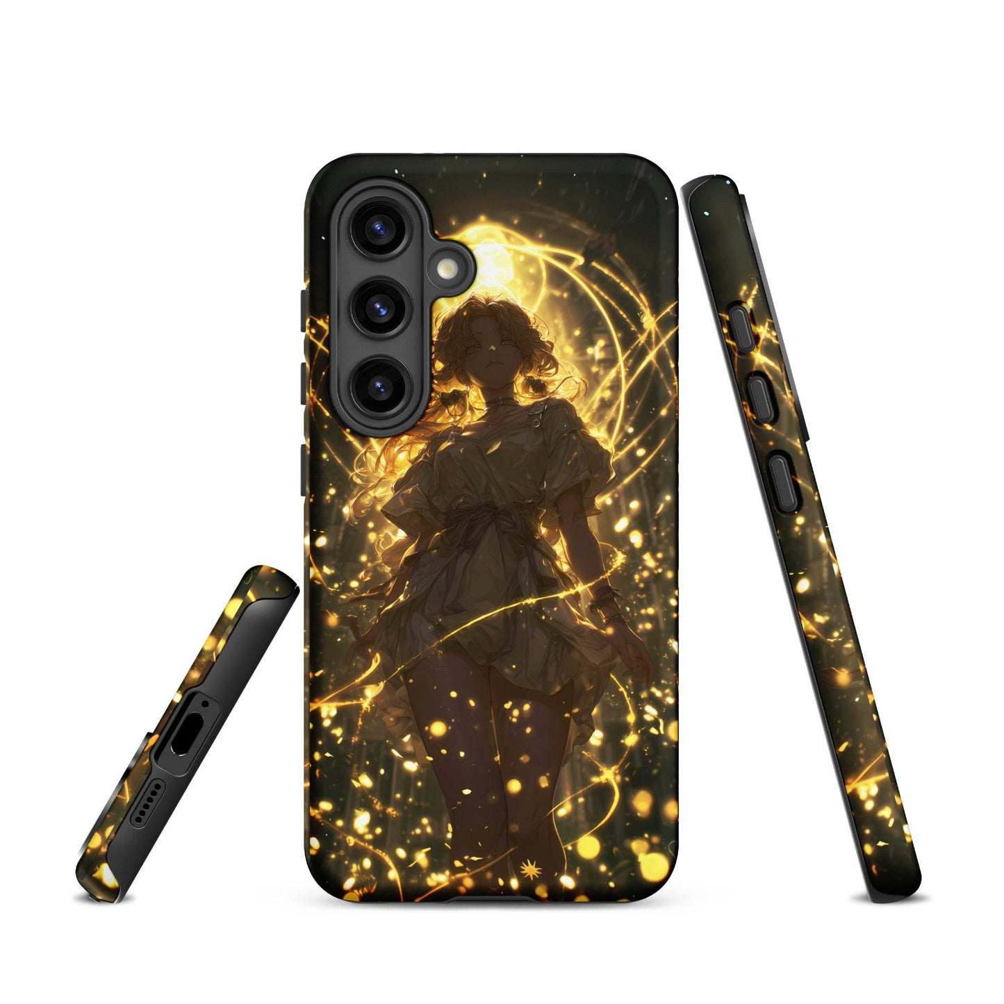 Aura, The Radiant Enchantress, Original Anime Art Tough case for Samsung® - Chromavolt