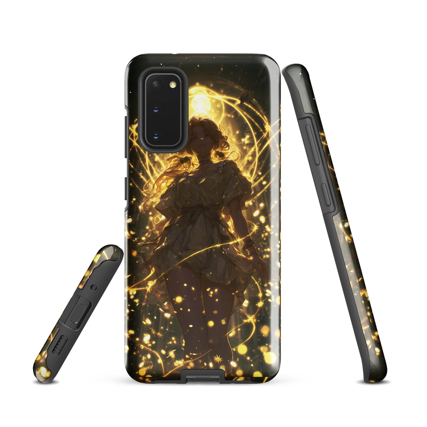 Aura, The Radiant Enchantress, Original Anime Art Tough case for Samsung® - Chromavolt