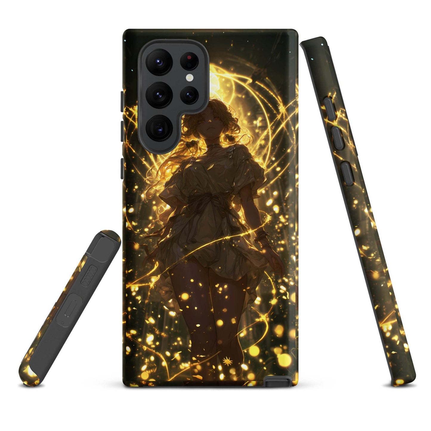 Aura, The Radiant Enchantress, Original Anime Art Tough case for Samsung® - Chromavolt