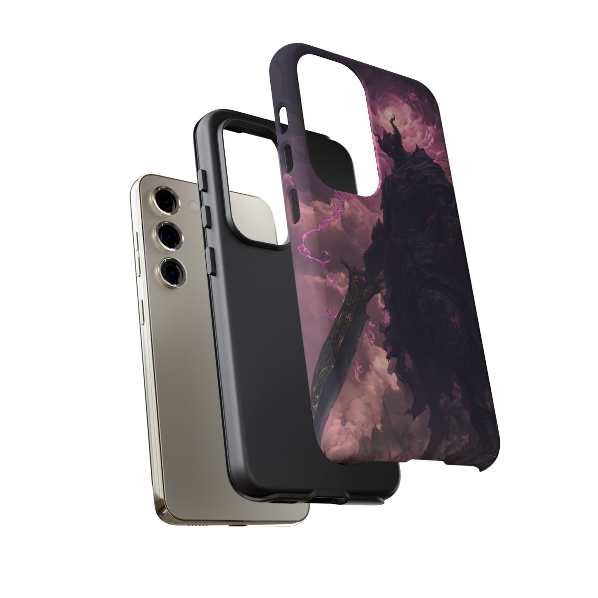 Dark Elemental Knight, Original Anime Art Tough case for Samsung®