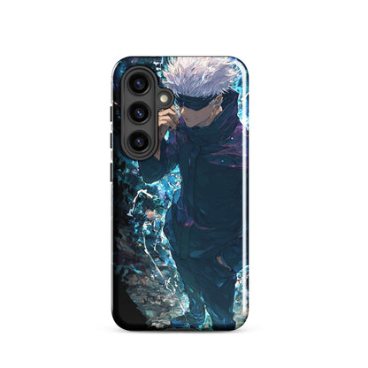 Gojo Satoru Tough case for Samsung, Jujutsu Kaisen Anime Fan Art - Chromavolt