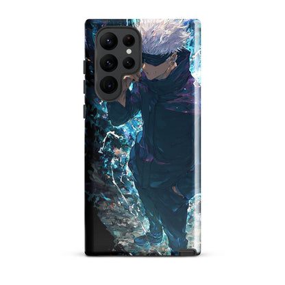 Gojo Satoru Tough case for Samsung, Jujutsu Kaisen Anime Fan Art - Chromavolt