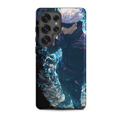 Gojo Satoru Tough case for Samsung, Jujutsu Kaisen Anime Fan Art - Chromavolt