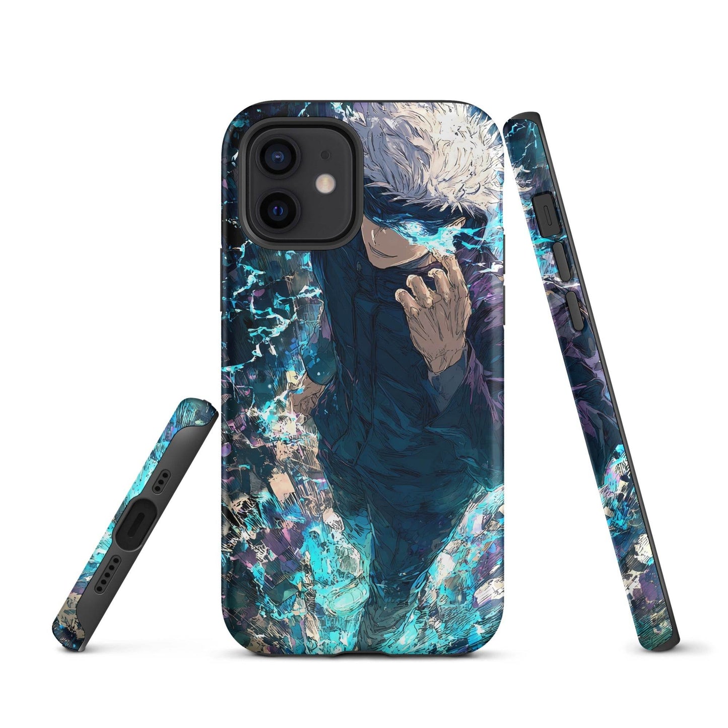 Jujutsu Kaisen Gojo Satoru Tough Case for iPhone, Anime Fan Art - Chromavolt