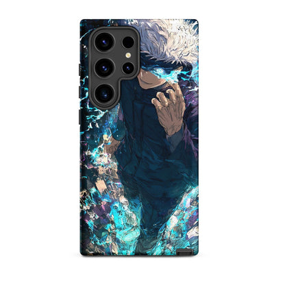Jujutsu Kaisen Gojo Satoru Tough case for Samsung, Anime Fan Art - Chromavolt