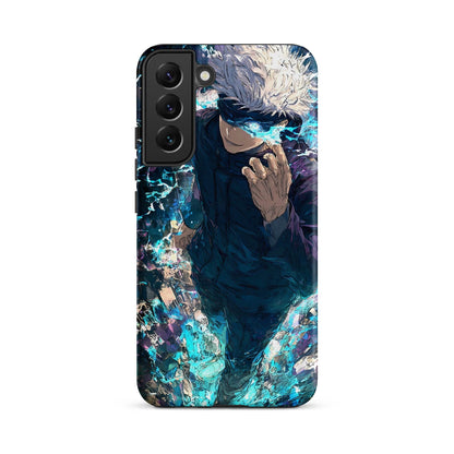 Jujutsu Kaisen Gojo Satoru Tough case for Samsung, Anime Fan Art - Chromavolt